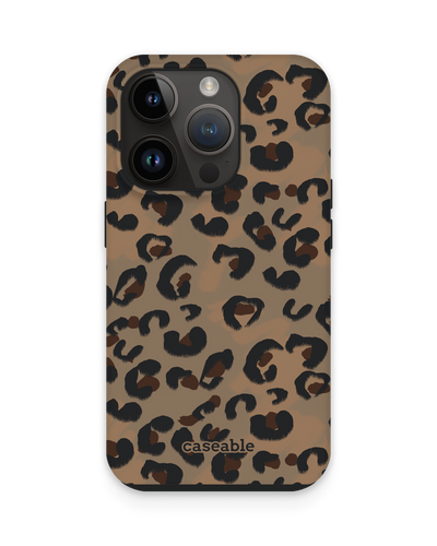 Leopard Repeat Premium Phone Case for Apple iPhone 15 Pro