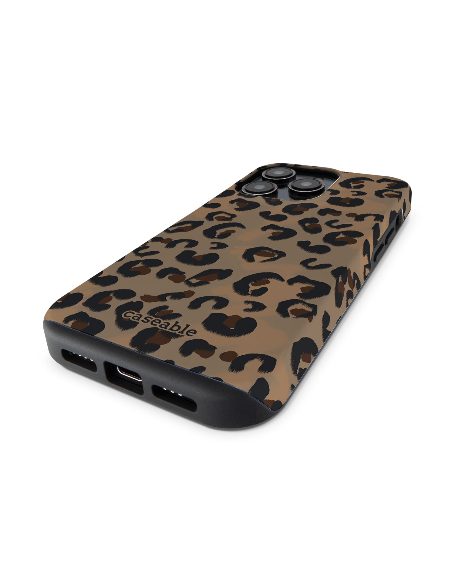 Leopard Repeat Premium Phone Case for Apple iPhone 14 Pro: Lying