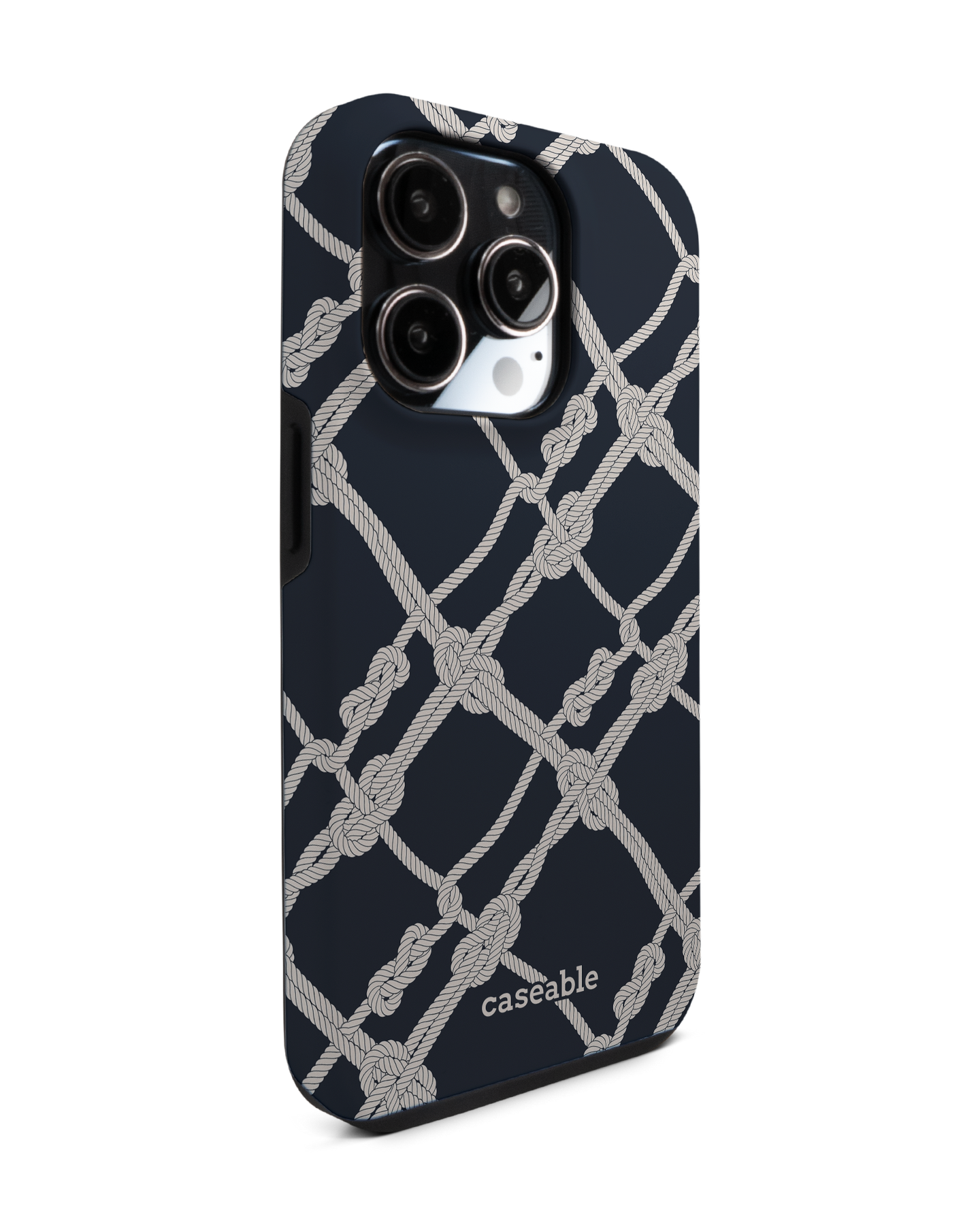 iPhone 14 Pro Hard Shell Phone Case Nautical Knots