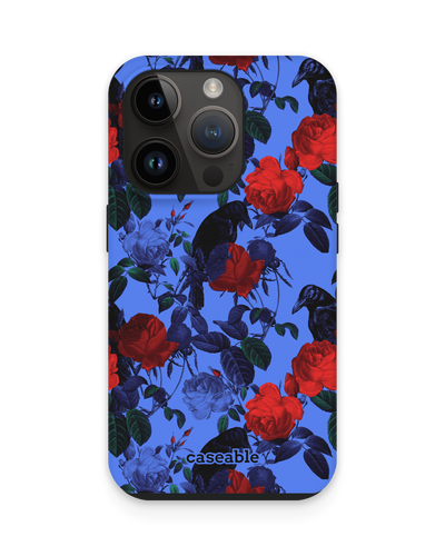 Roses And Ravens Premium Phone Case for Apple iPhone 14 Pro