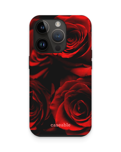 Red Roses Premium Phone Case for Apple iPhone 15 Pro
