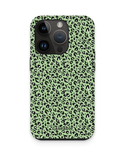 Mint Leopard Premium Phone Case for Apple iPhone 14 Pro