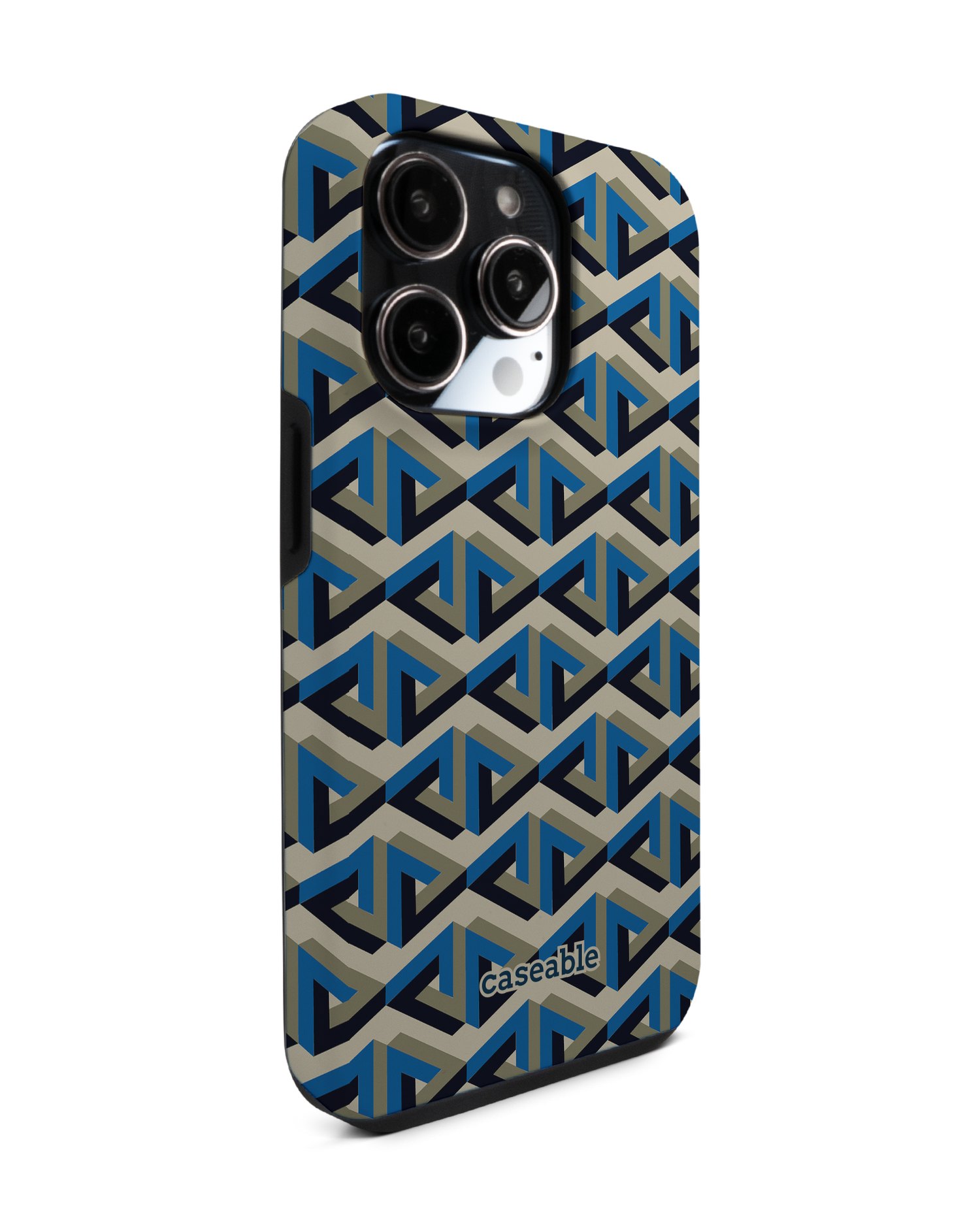 Penrose Pattern Premium Phone Case for Apple iPhone 14 Pro: View from the left side