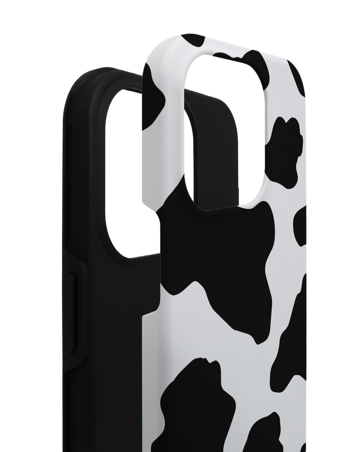 Cow Print 2 Premium Phone Case for Apple iPhone 14 Pro consisting of 2 parts