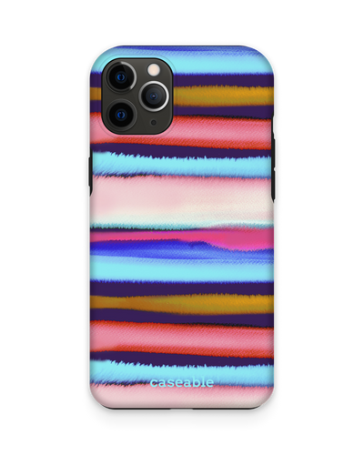 Watercolor Stripes Premium Phone Case Apple iPhone 11 Pro