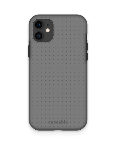 Dot Grid Grey Premium Phone Case Apple iPhone 11