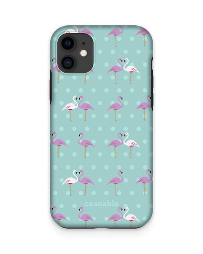 Two Flamingos Premium Phone Case Apple iPhone 11
