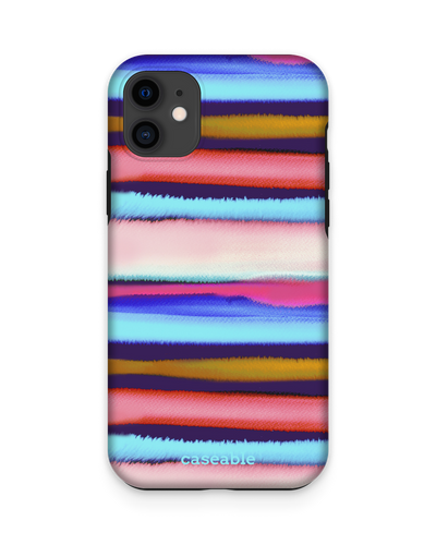 Watercolor Stripes Premium Phone Case Apple iPhone 11