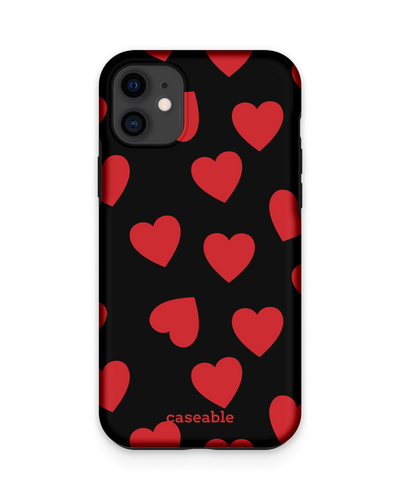 Repeating Hearts Premium Phone Case Apple iPhone 11