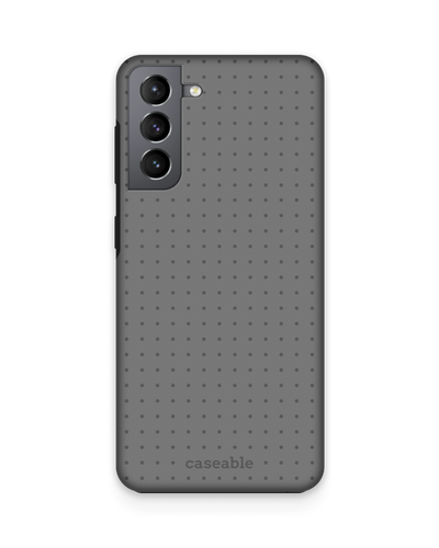 Dot Grid Grey Premium Phone Case Samsung Galaxy S21 Plus