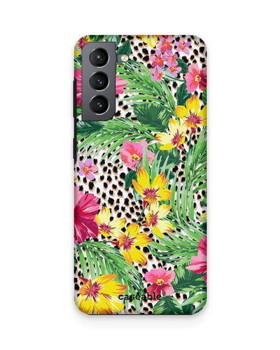 Tropical Cheetah Premium Phone Case Samsung Galaxy S21 Plus