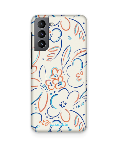 Bloom Doodles Premium Phone Case Samsung Galaxy S21 Plus