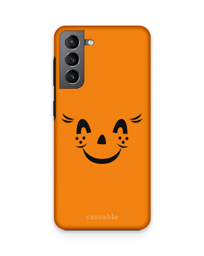 Pumpkin Smiles Premium Phone Case Samsung Galaxy S21 Plus