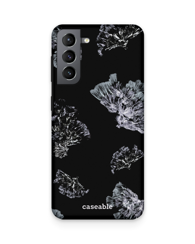 Silver Petals Premium Phone Case Samsung Galaxy S21 Plus