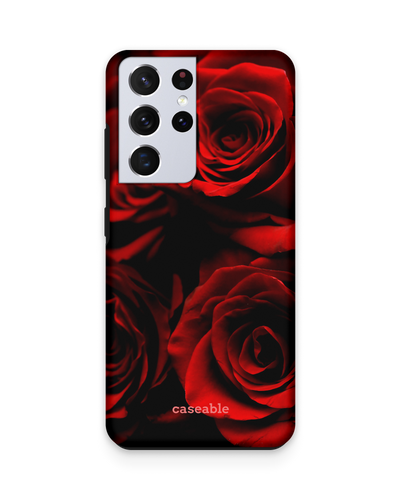 Red Roses Premium Phone Case Samsung Galaxy S21 Ultra