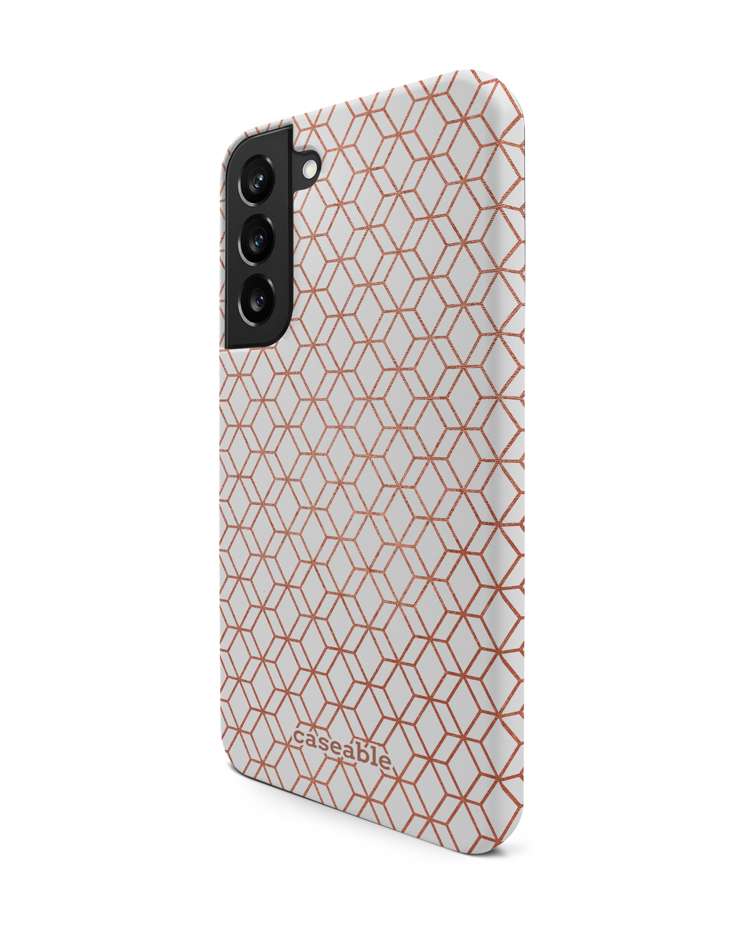 Morning Pattern Premium Phone Case Samsung Galaxy S22 Plus 5G: View from the right side