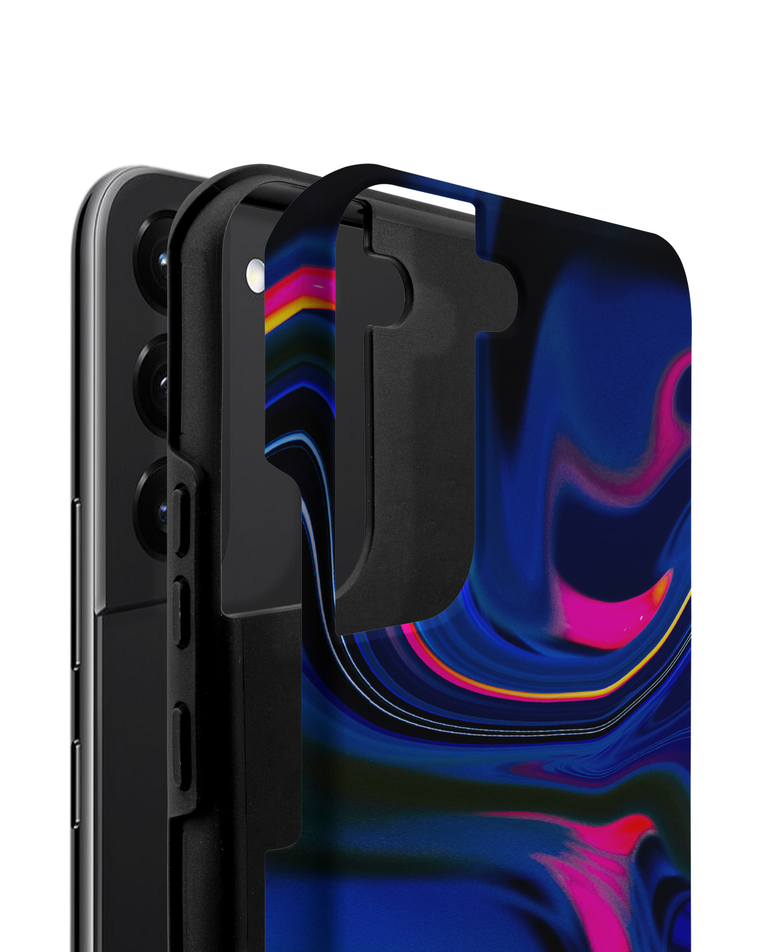Space Swirl Premium Phone Case Samsung Galaxy S22 Plus 5G consisting of 2 parts