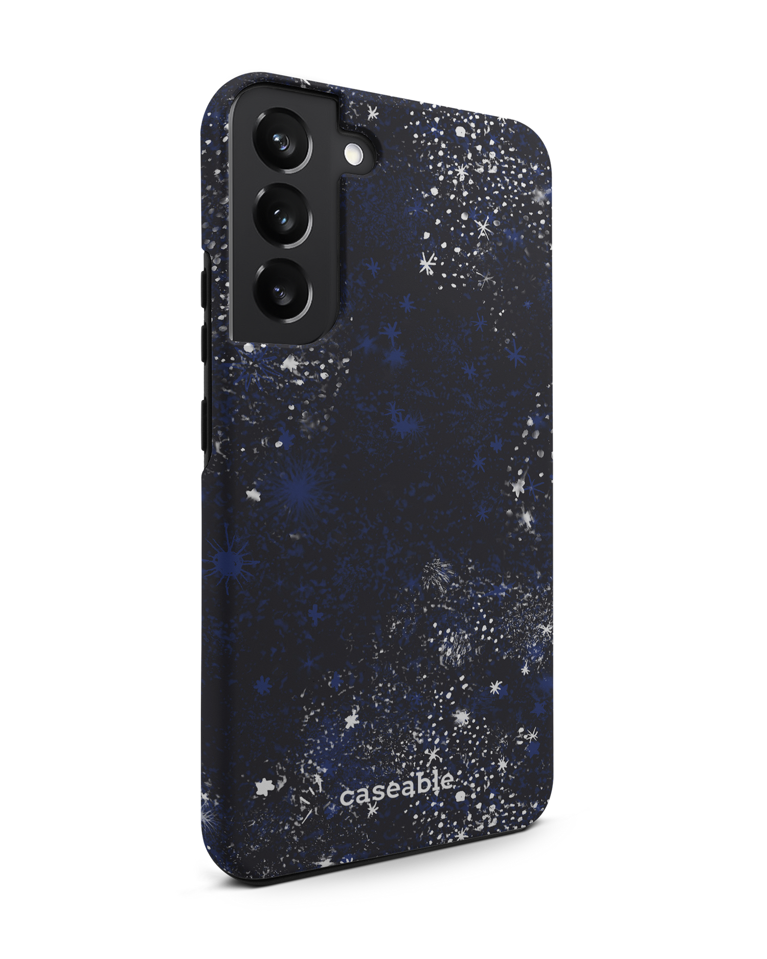 Starry Night Sky Premium Phone Case Samsung Galaxy S22 Plus 5G: View from the left side