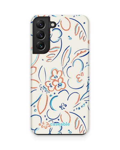 Bloom Doodles Premium Phone Case Samsung Galaxy S22 Plus 5G