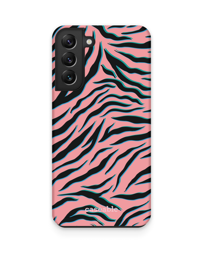 Pink Zebra Premium Phone Case Samsung Galaxy S22 Plus 5G