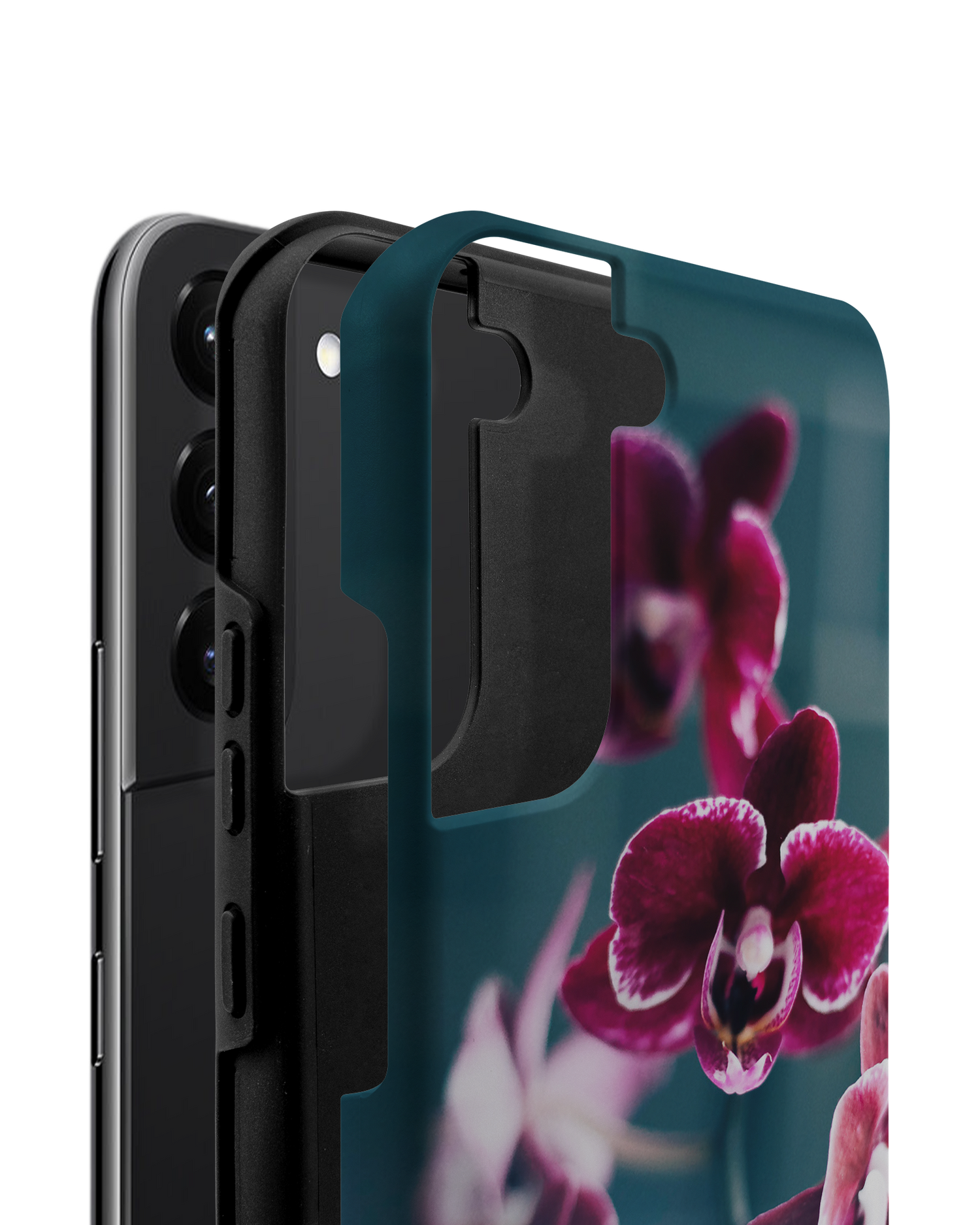 Orchid Premium Phone Case Samsung Galaxy S22 Plus 5G consisting of 2 parts