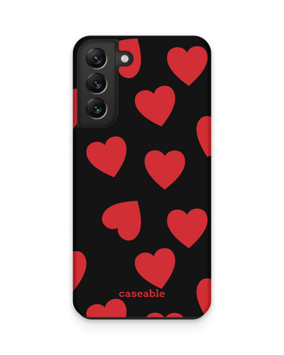 Repeating Hearts Premium Phone Case Samsung Galaxy S22 Plus 5G