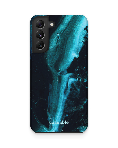 Deep Turquoise Sparkle Premium Phone Case Samsung Galaxy S22 Plus 5G