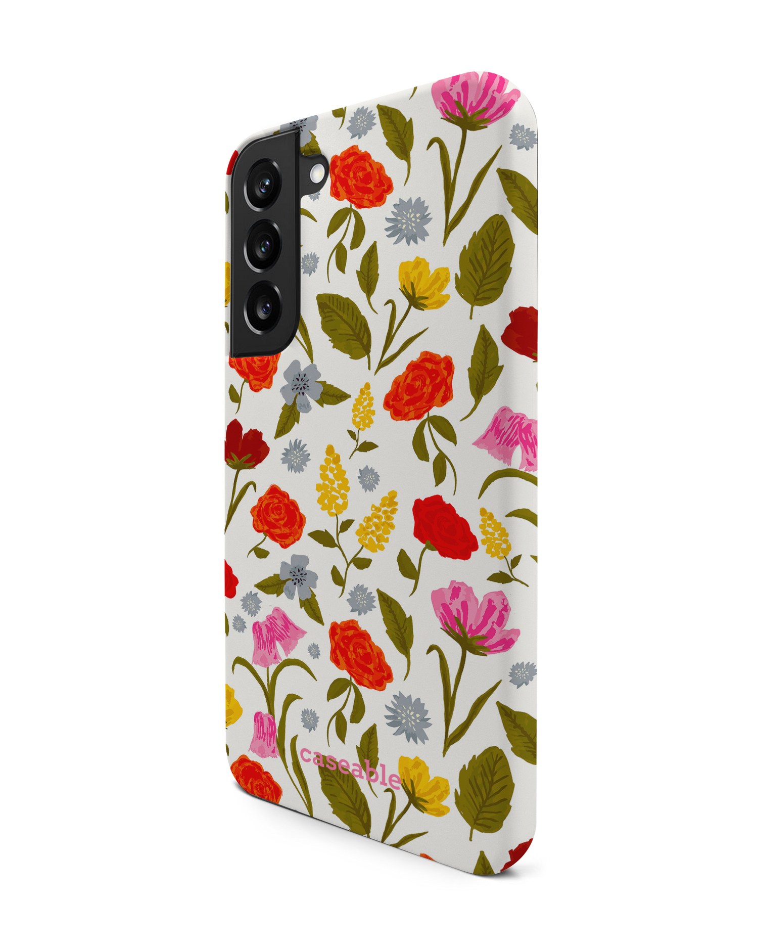 Botanical Beauties Premium Phone Case Samsung Galaxy S22 Plus 5G: View from the right side