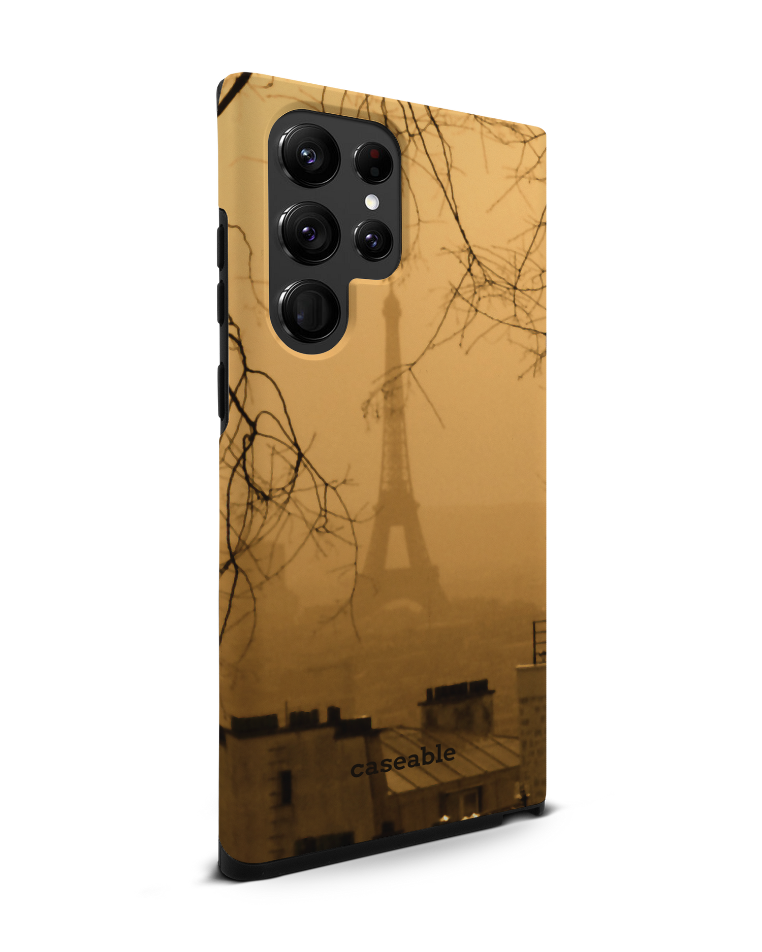 Paris Premium Phone Case Samsung Galaxy S22 Ultra 5G: View from the left side