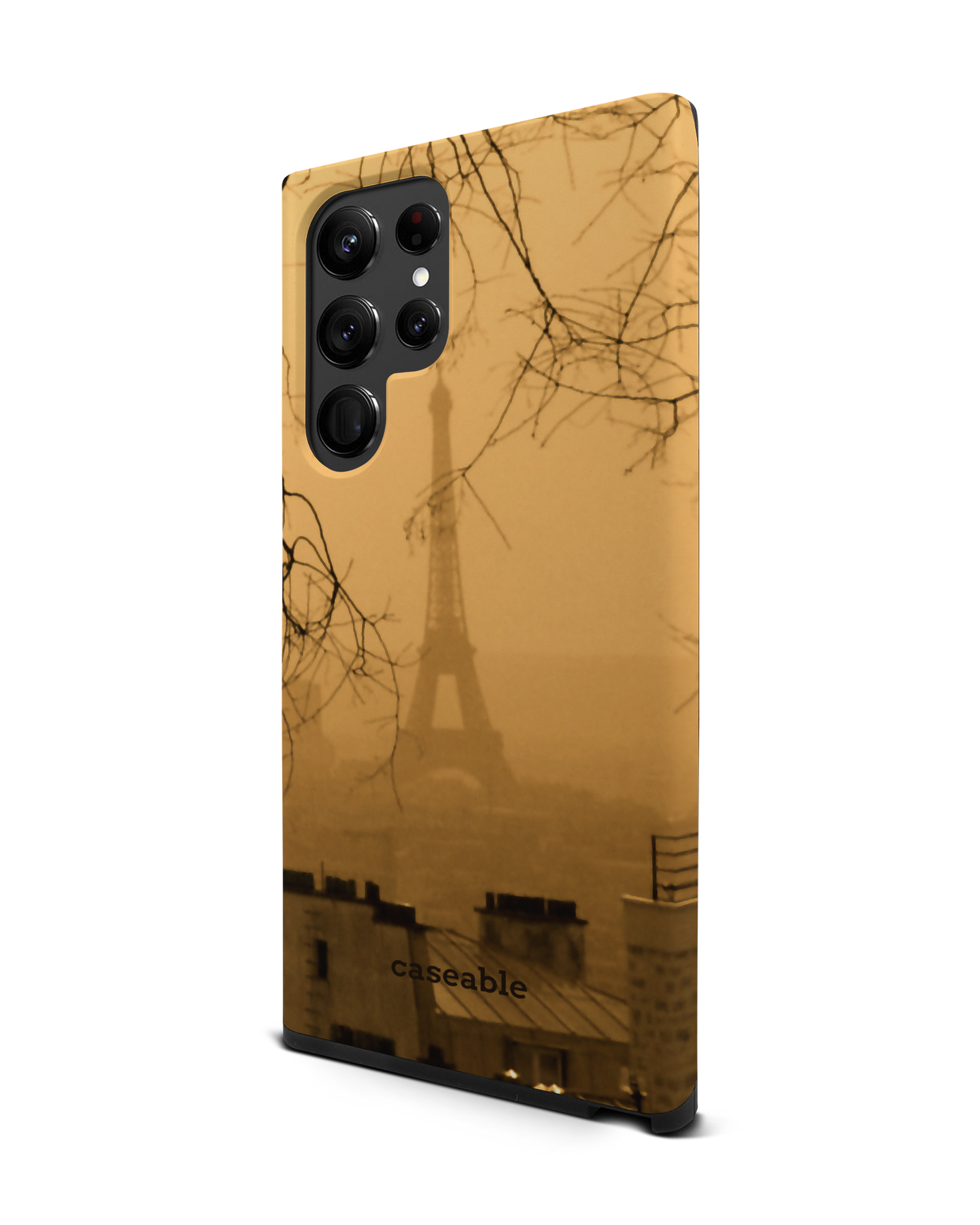 Paris Premium Phone Case Samsung Galaxy S22 Ultra 5G: View from the right side