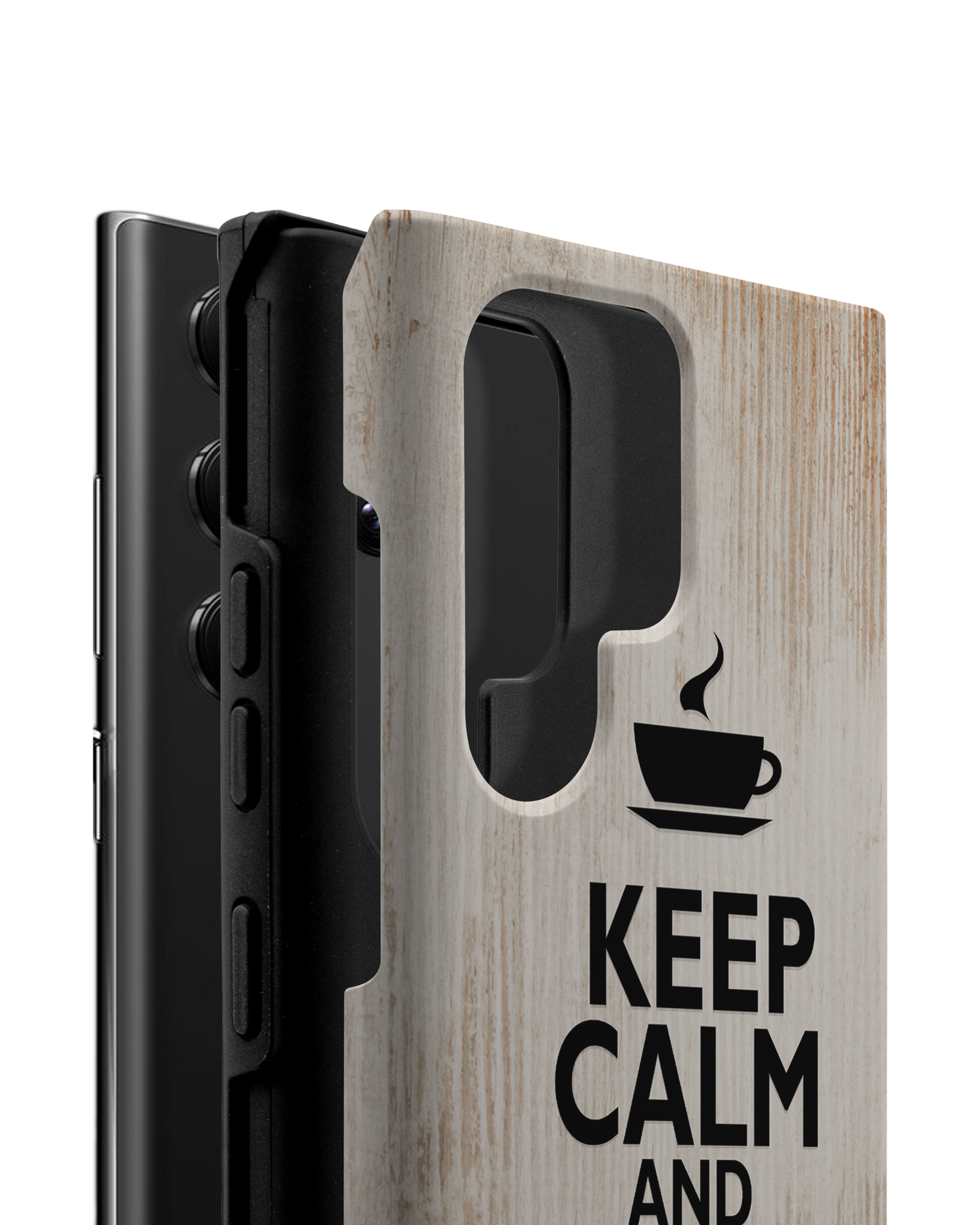 Drink Coffee Premium Phone Case Samsung Galaxy S22 Ultra 5G consisting of 2 parts