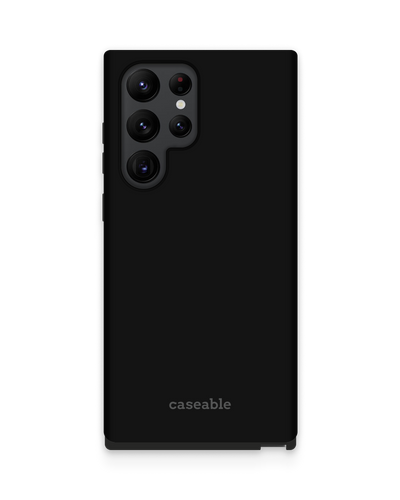 BLACK Premium Phone Case Samsung Galaxy S22 Ultra 5G
