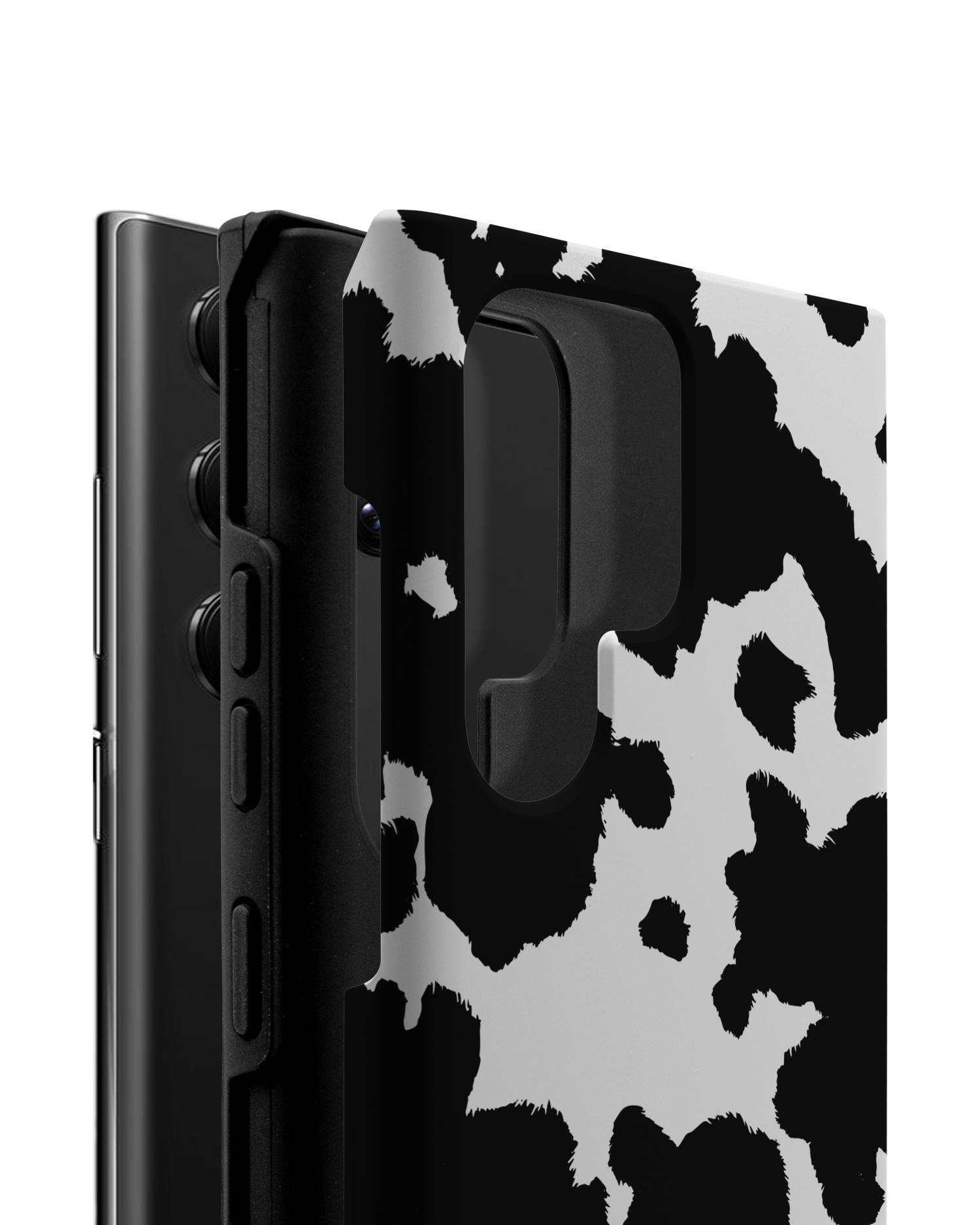 Cow Print Premium Phone Case Samsung Galaxy S22 Ultra 5G consisting of 2 parts