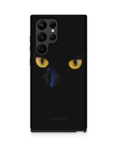 Black Cat Premium Phone Case Samsung Galaxy S22 Ultra 5G