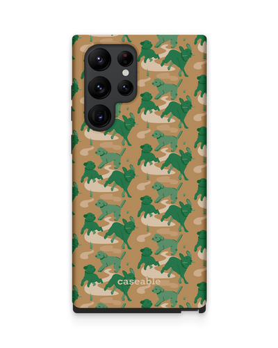 Dog Camo Premium Phone Case Samsung Galaxy S22 Ultra 5G
