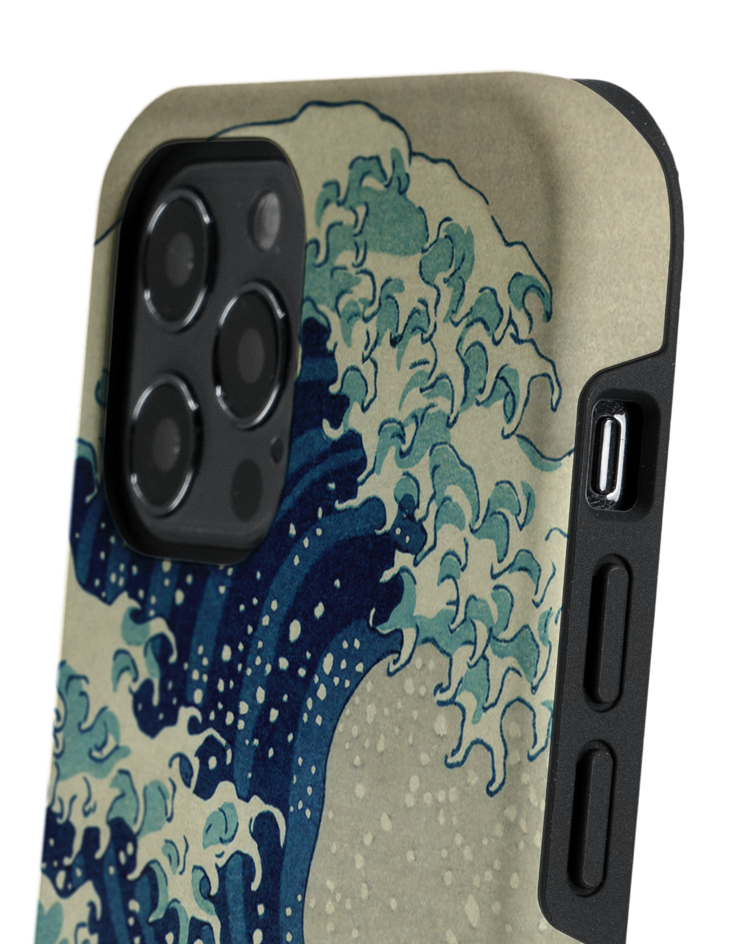 Great Wave Off Kanagawa By Hokusai Premium Phone Case Apple iPhone 12 Pro Max: Detail Shot 2