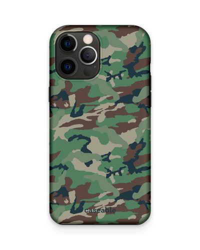 Green and Brown Camo Premium Phone Case Apple iPhone 12 Pro Max