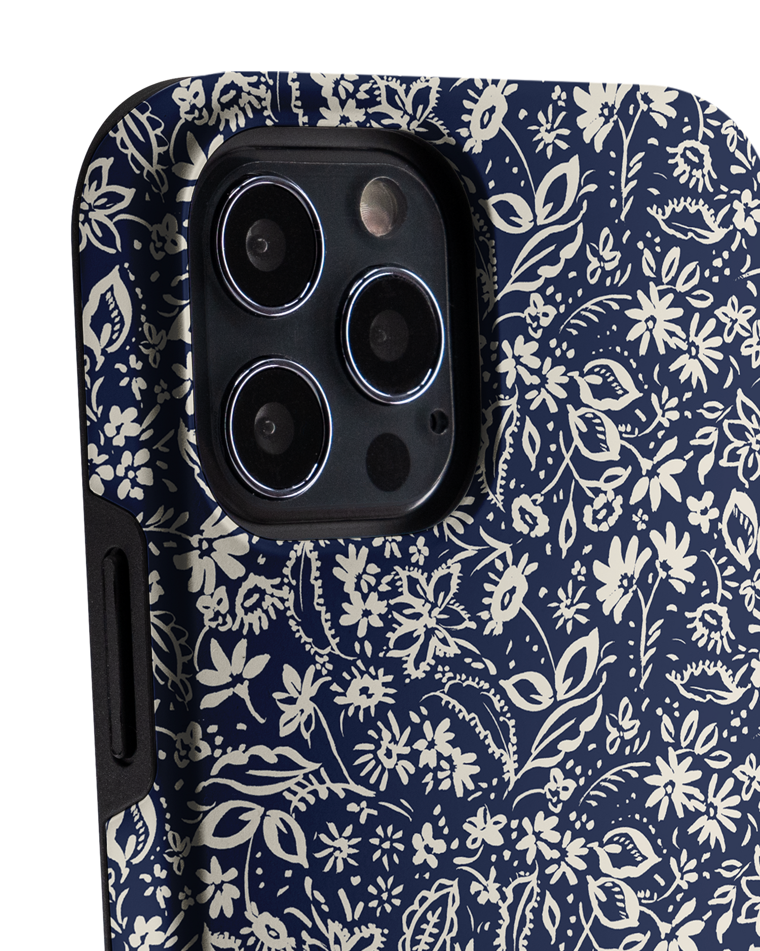 Ditsy Blue Paisley Premium Phone Case Apple iPhone 12 Pro Max: Detail Shot 1
