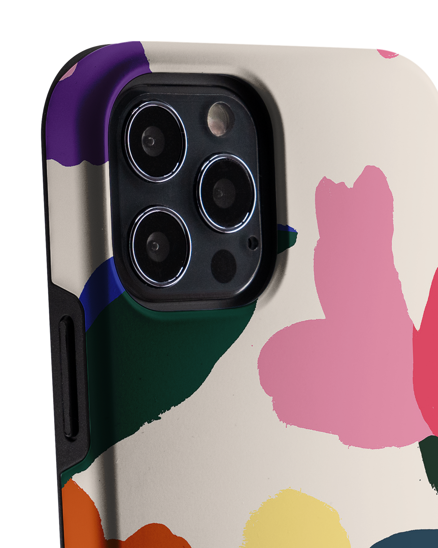 Handpainted Blooms Premium Phone Case Apple iPhone 12 Pro Max: Detail Shot 1