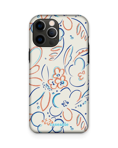 Bloom Doodles Premium Phone Case Apple iPhone 12 Pro Max