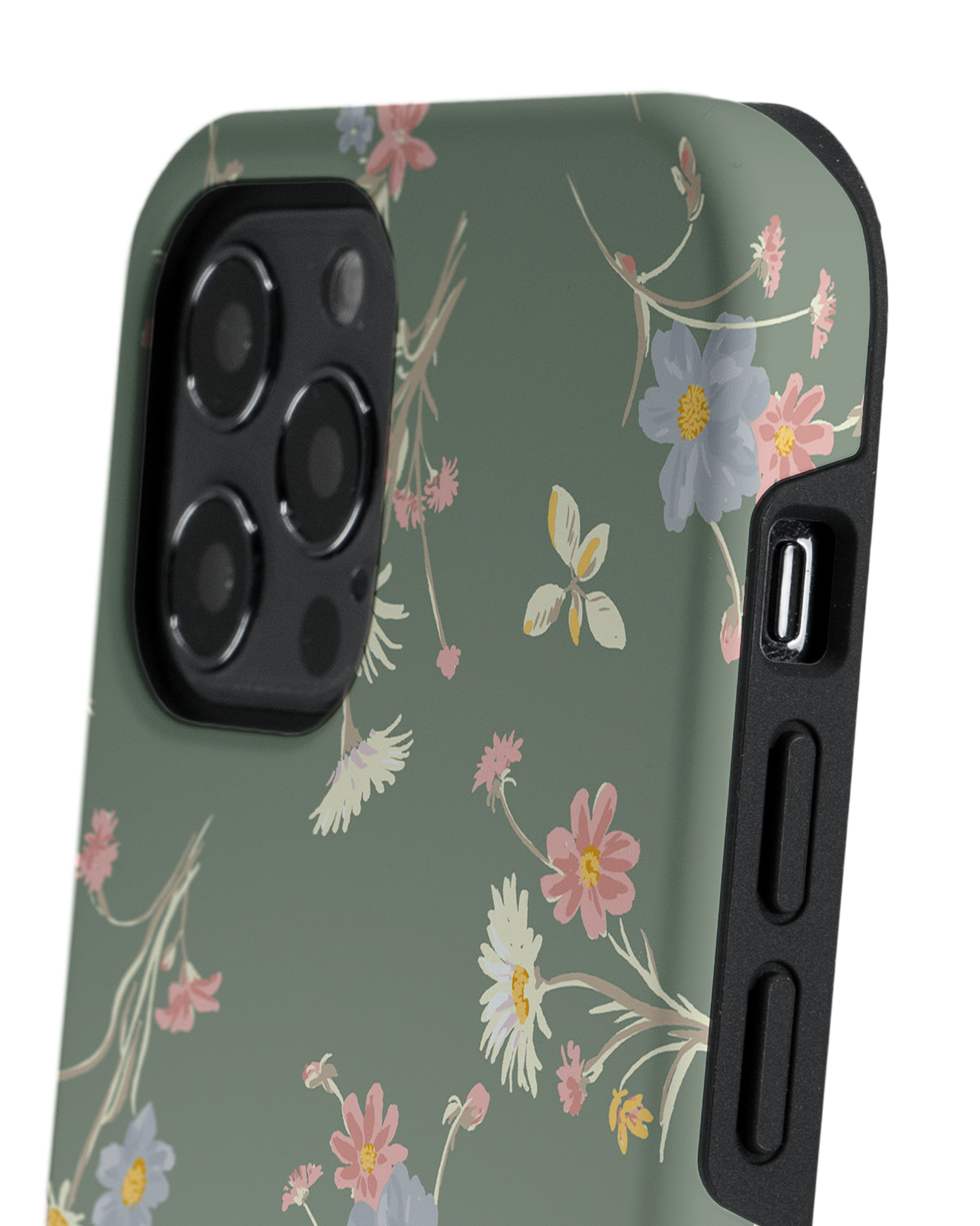 Wild Flower Sprigs Premium Phone Case Apple iPhone 12 Pro Max: Detail Shot 2