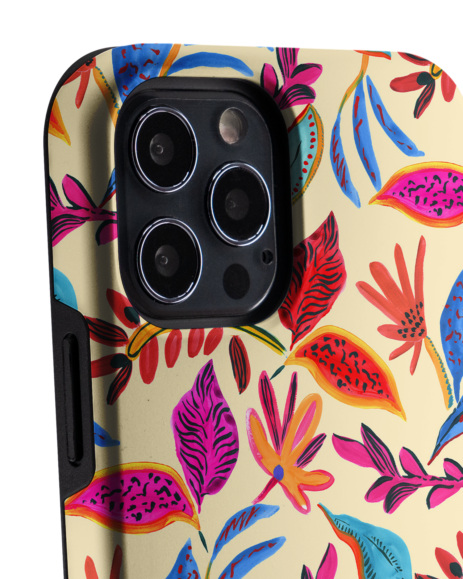 Painterly Spring Leaves Premium Phone Case Apple iPhone 12 Pro Max: Detail Shot 1