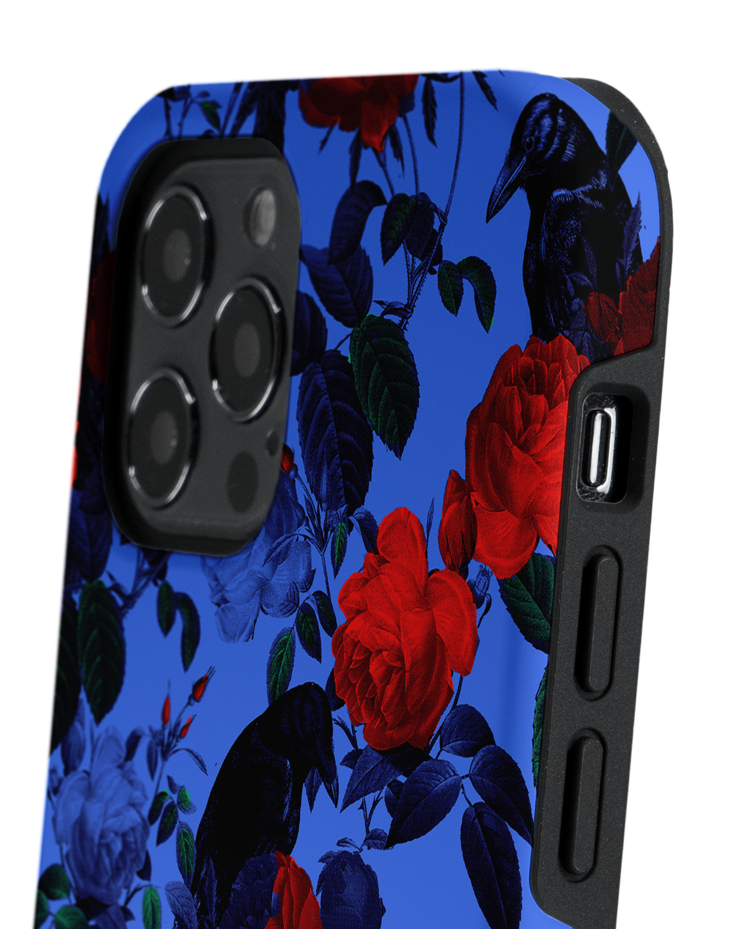 Roses And Ravens Premium Phone Case Apple iPhone 12 Pro Max: Detail Shot 2