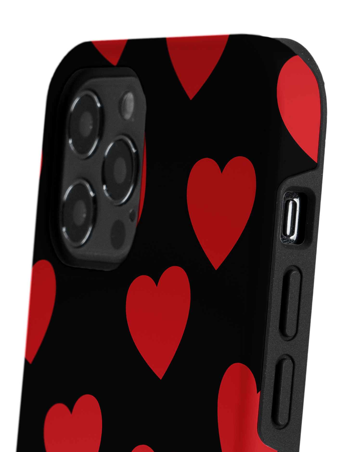 Repeating Hearts Premium Phone Case Apple iPhone 12 Pro Max: Detail Shot 2