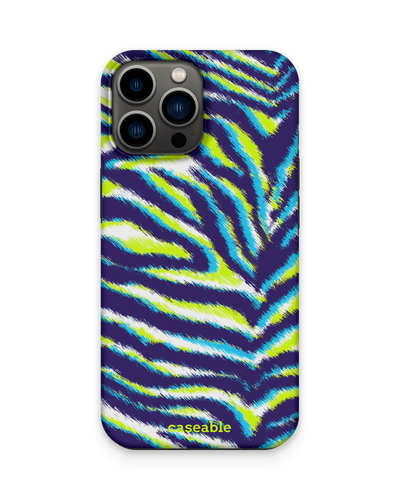 Neon Zebra Premium Phone Case Apple iPhone 13 Pro Max
