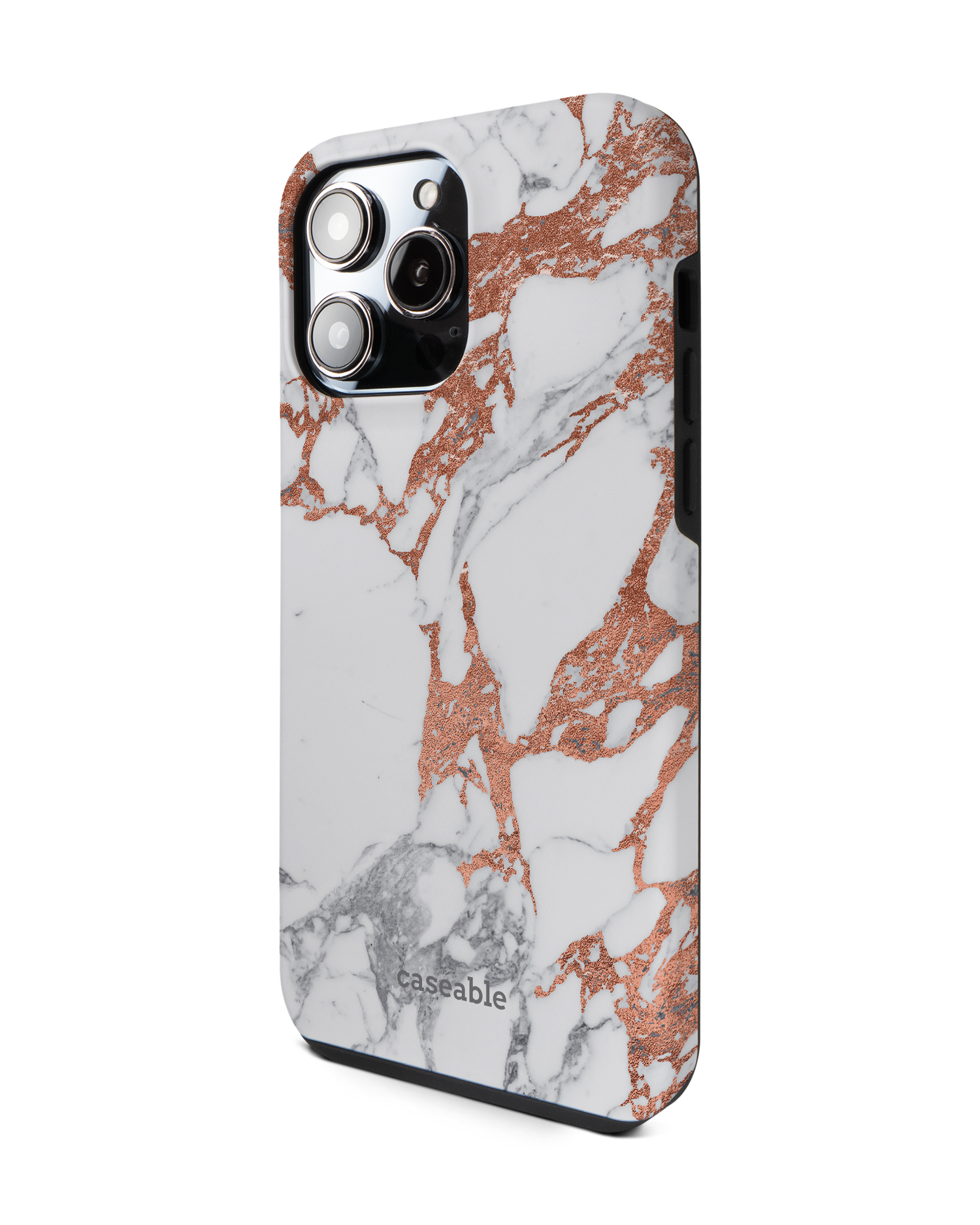 Marble Mix Premium Phone Case for Apple iPhone 14 Pro Max: View from the right side