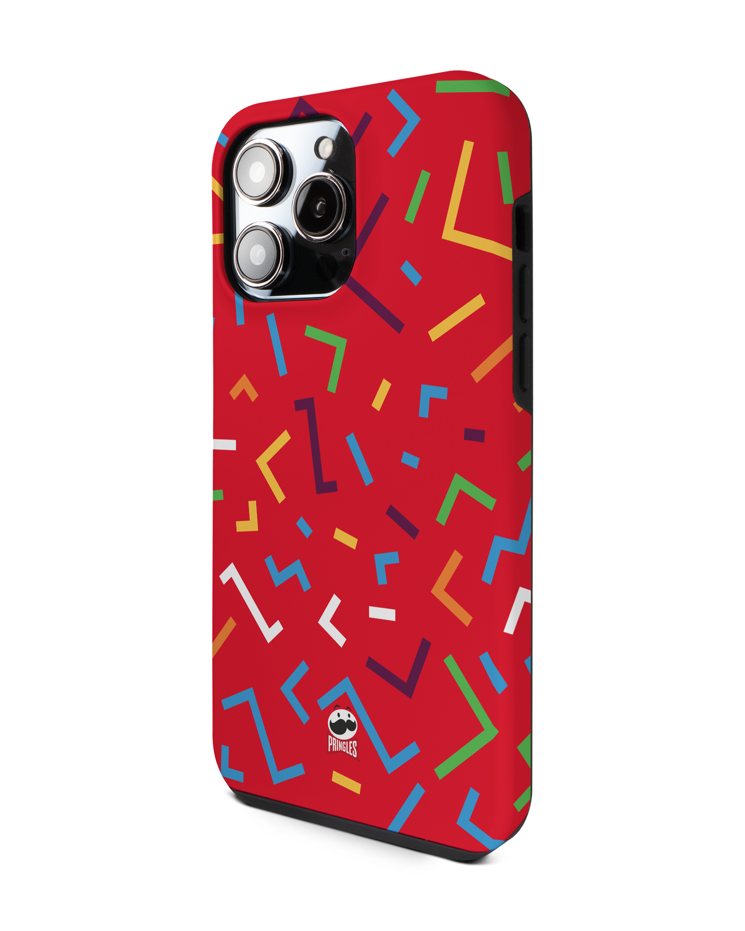 Pringles Confetti Premium Phone Case for Apple iPhone 14 Pro Max: View from the right side