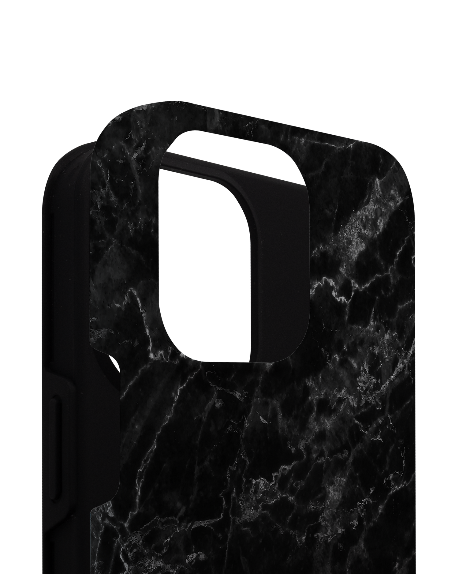 Midnight Marble Premium Phone Case for Apple iPhone 14 Pro Max consisting of 2 parts