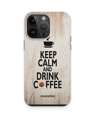 Drink Coffee Premium Phone Case for Apple iPhone 14 Pro Max