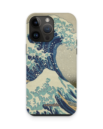 Great Wave Off Kanagawa By Hokusai Premium Phone Case for Apple iPhone 15 Pro Max